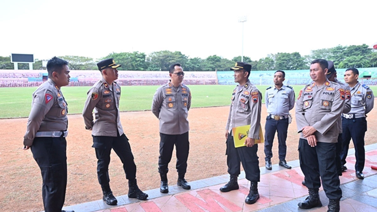 500 Personel Gabungan Diterjunkan untuk Mengamankan Laga Persahabatan Persijap vs PSIS di Stadion Gelora Bumi Kartini Jepara