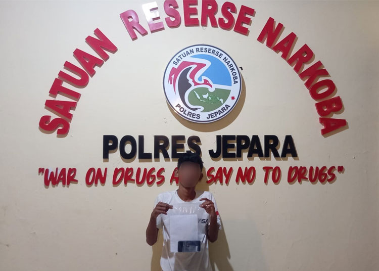 Edarkan Sabu, Pemuda Asal Lampung Ditangkap Ciduk Polres Jepara