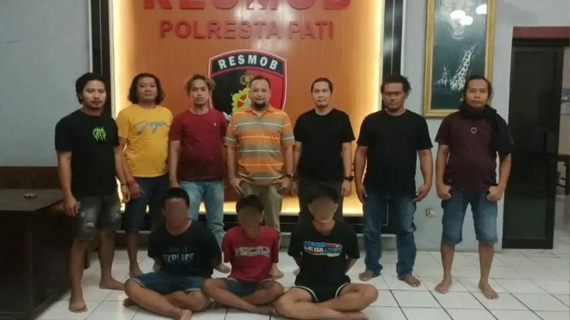 Polsek Sukolilo Polresta Pati Berhasil Ungkap Kasus Pembacokan di Jalan Prawoto-Babalan