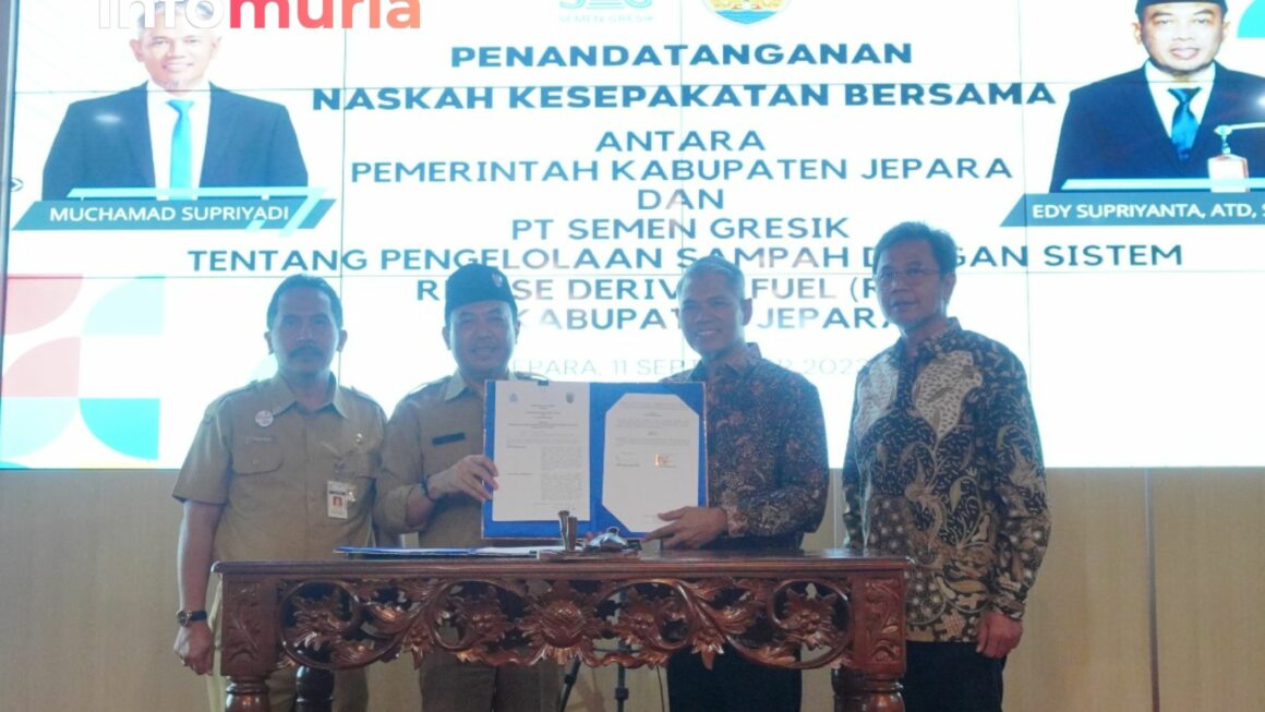 Langkah Untuk Kota Bersih, Pj Bupati Jepara dan PT Semen Gresik Teken Kerjasama RDF