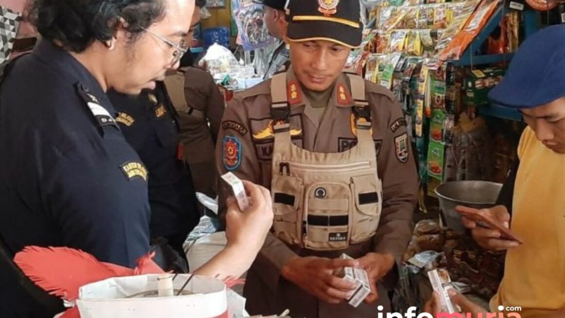 Operasi Rokok Ilegal di Rembang, 380 Batang Rokok dan 58 Pita Cukai Bekas Disita