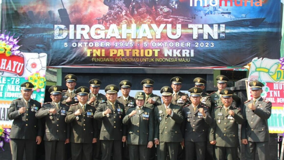 HUT ke-78 TNI 2023 ‘TNI Patriot NKRI Pengawal Demokrasi Untuk Indonesia Maju’