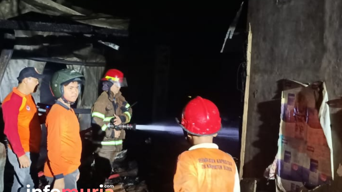 Kobaran Api di Pasar Medang Blora, Petugas Padamkan dalam Waktu Dua Jam
