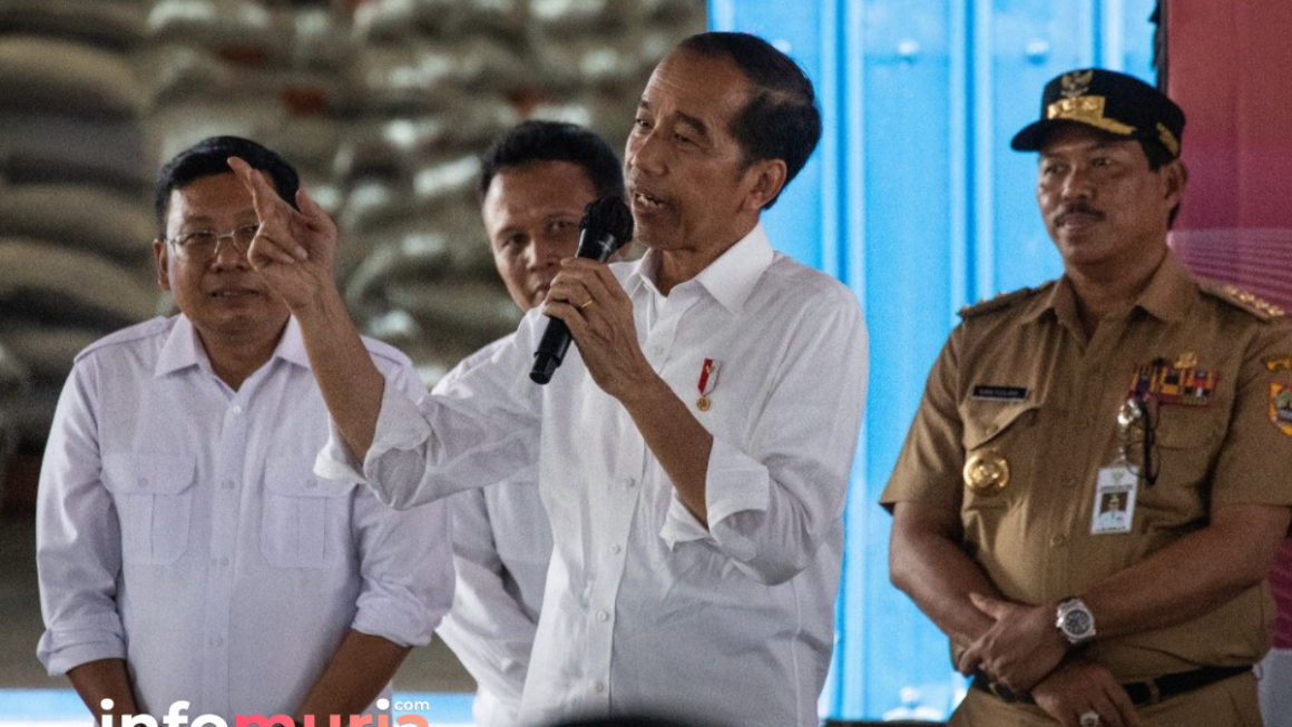 Presiden Jokowi dan Pj Gubernur Nana Sudjana Serahkan Bantuan Pangan di Kabupaten Tegal
