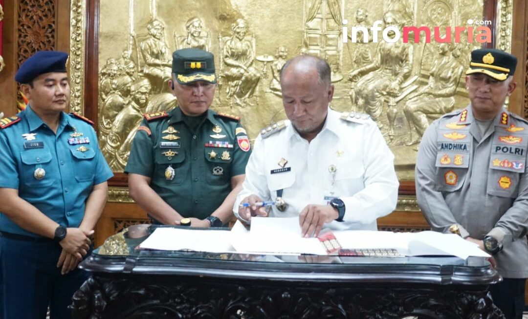 Pj Bupati Pati Resmi Serahkan Tanah Hibah ke TNI AL, TNI AD, dan Polresta